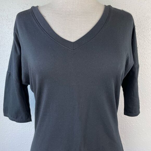 NWT JW Style Half Sleeve V-Neck Top Size S - Picture 2 of 6